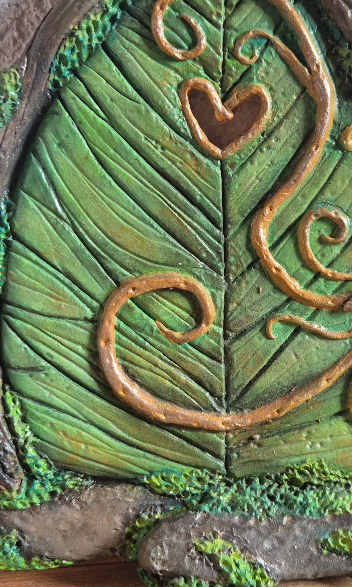 🌱🍀La porte de fée feuillette🧚‍♂️ – Déco murale féerique artisanale