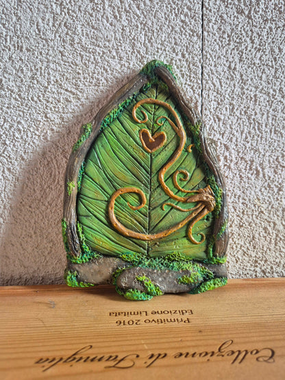 🌱🍀La porte de fée feuillette🧚‍♂️  – Déco murale féerique artisanale
