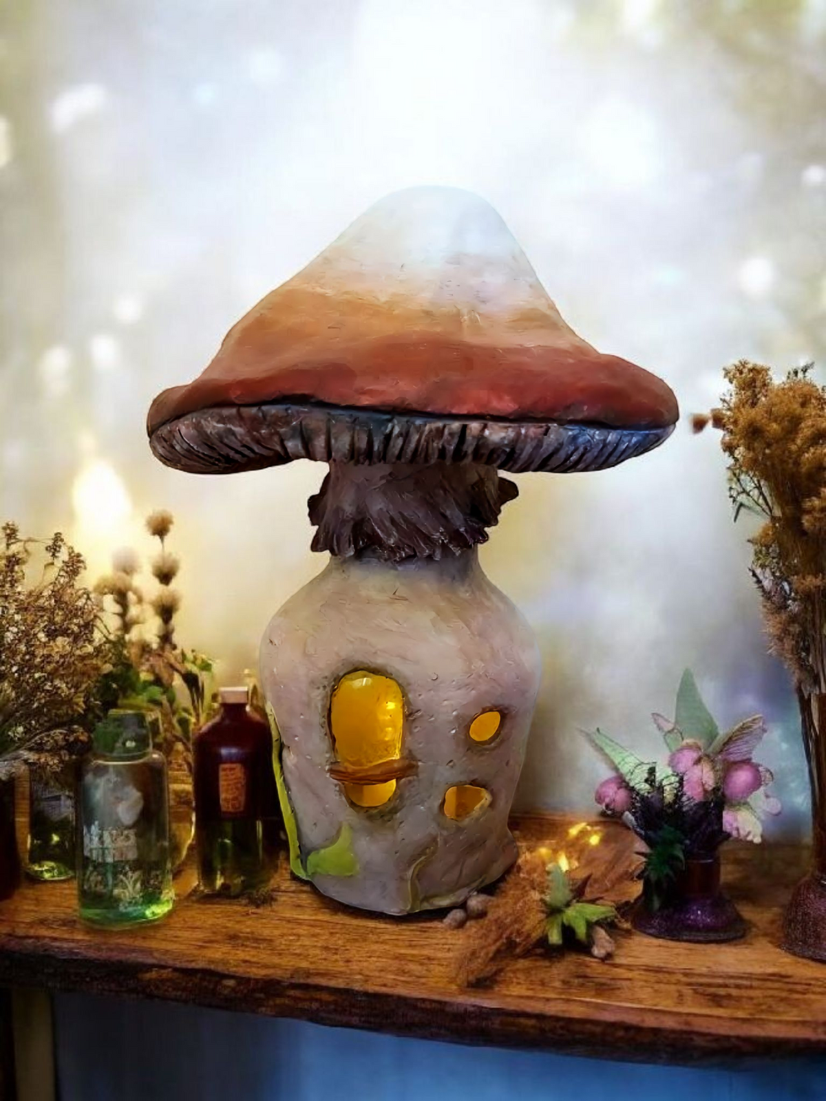 Lampe Maison cuivrée 🌟🍄